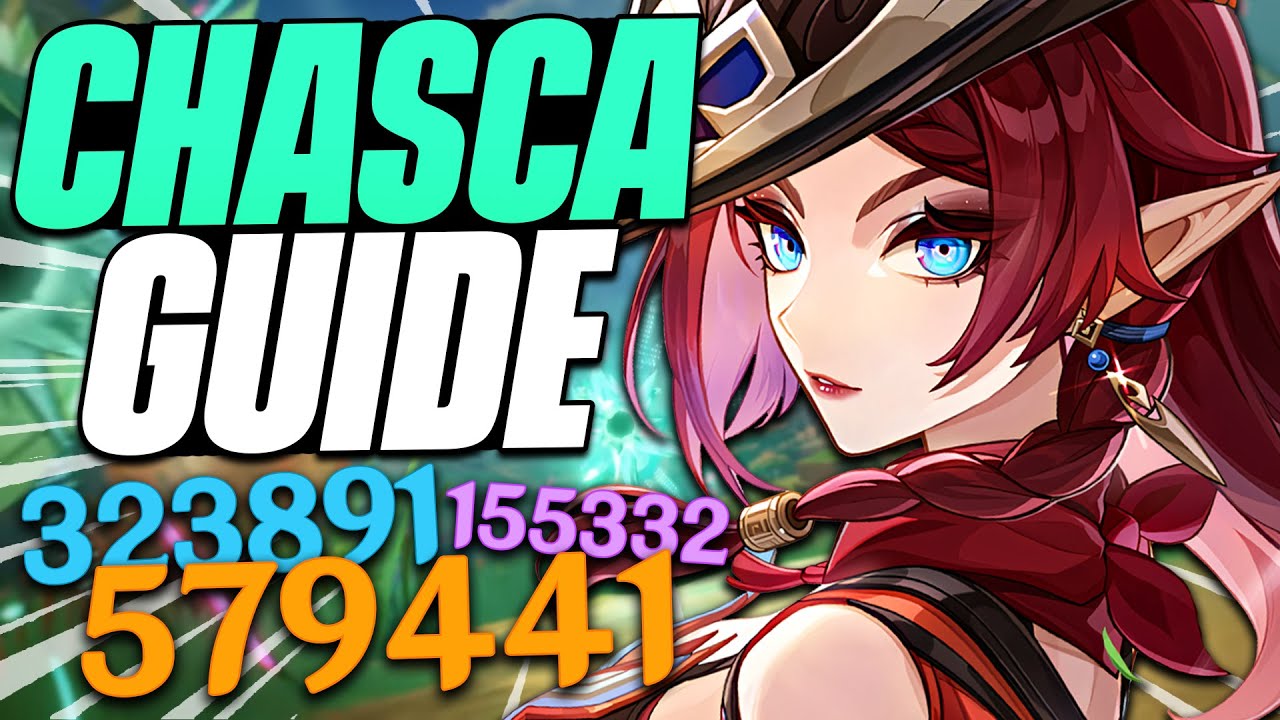 CHASCA, UNE 5★ CHAOTIQUE ! Guide & Meilleur Build F2P, Showcase 10 Teams (C0 & C1) | Genshin Impact