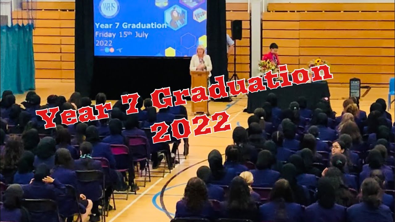 Year 7 Graduation 2022 in whalley range 12-18 High School.