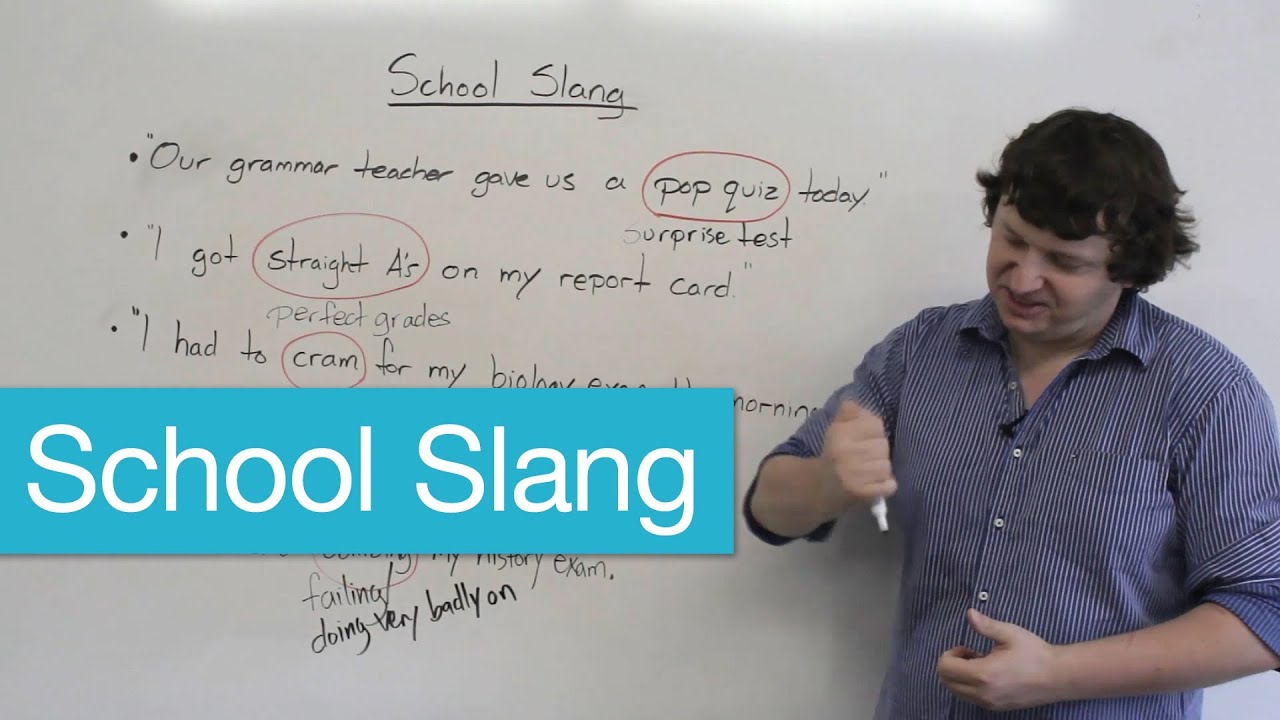 English Vocabulary - School Slang