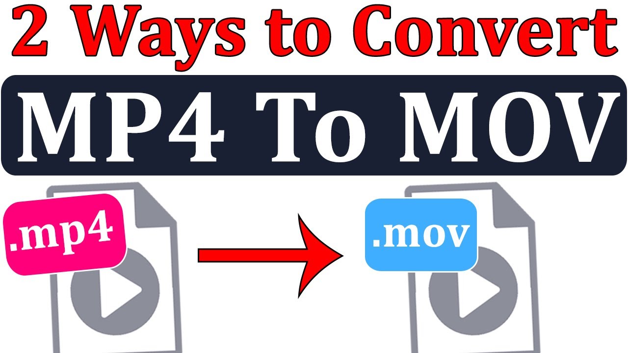 [ 2 Ways ] MP4 To MOV Converter || How to Convert Mp4 To Mov File in Hindi By Mukesh Burdak