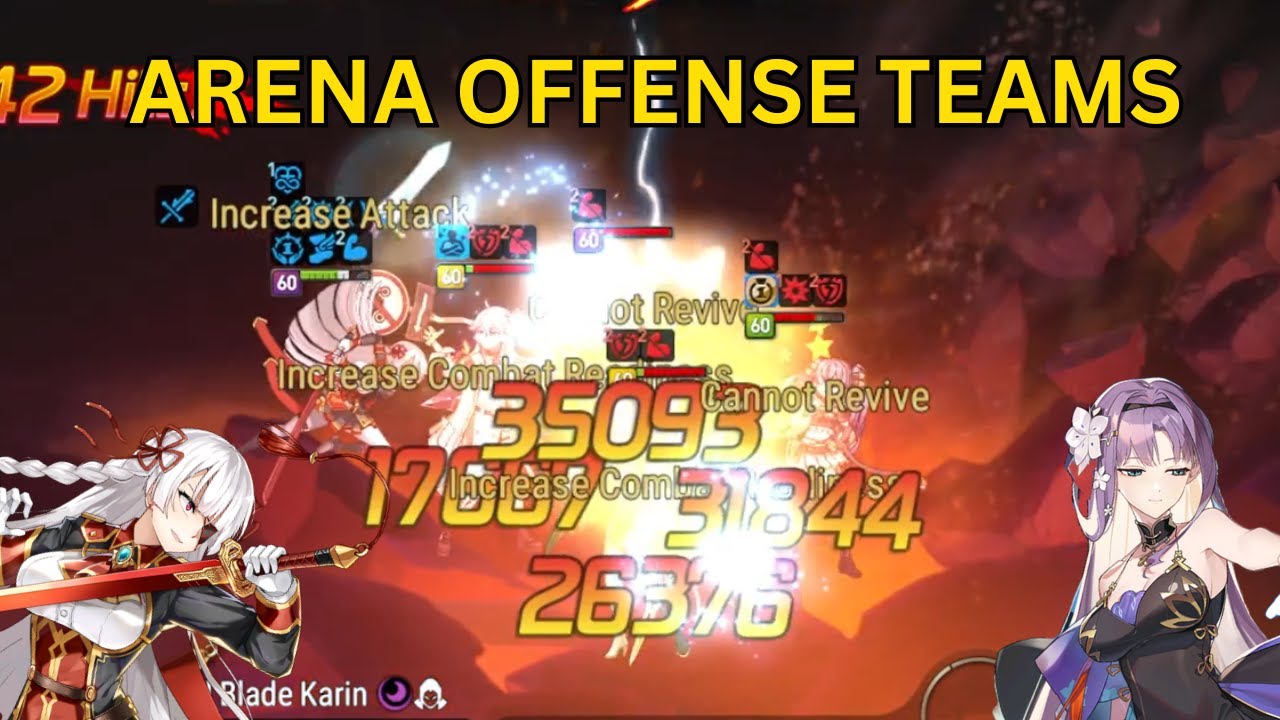 Top 4 Arena Offense Teams I Use to Climb in Epic Seven!