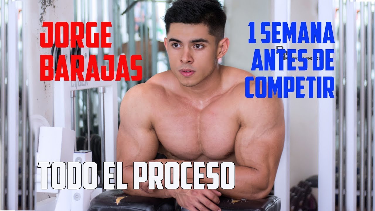Jorge Barajas una semana antes de competir