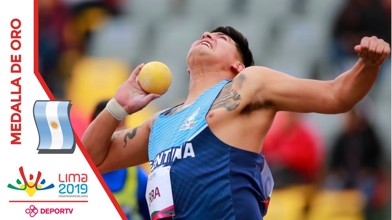 Hernán Urra - Medalla de oro - Lanzamiento de Bala F35/36/37 - Atletismo - Juegos ParaPanamericanos