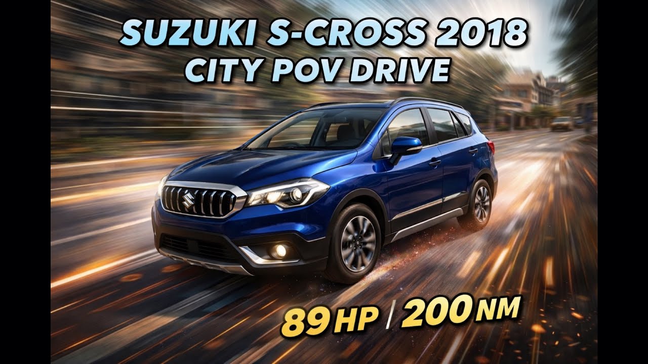 Suzuki S-Cross 2018 Diesel 1.3 DDIS | Real City POV Drive | 89 HP 200Nm Torque 