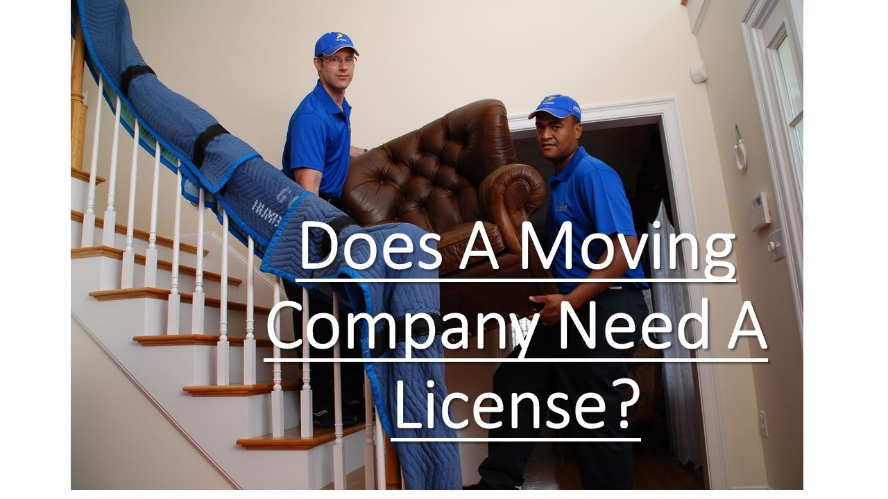 Does a moving company need a license?