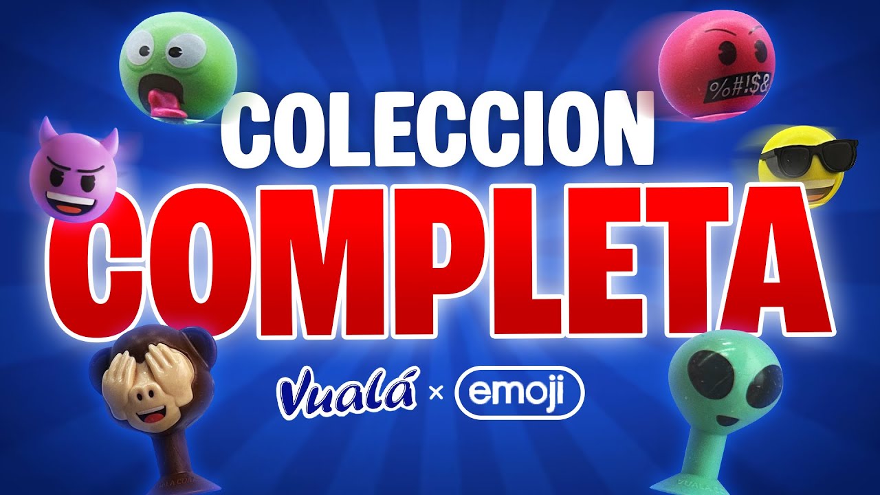 Colección completa EMOJIS x VUALÁ! Vale la pena?