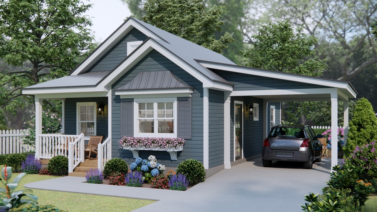 This Lovely 667 Sq. Ft. Small House Will Steal Your Heart | Cozy & Beautiful