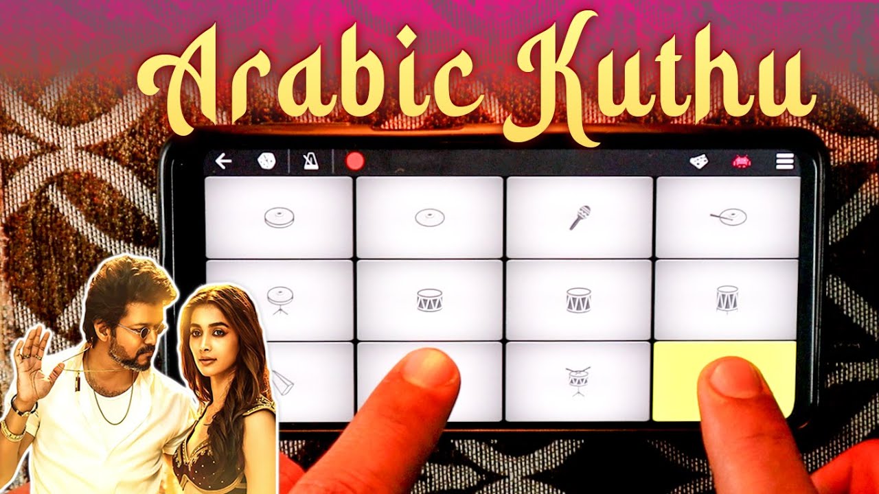 Arabic Kuthu on WalkBand App | Halamithi Habibo | Instrumental Ringtone | MobilePiano + Drum | Remix