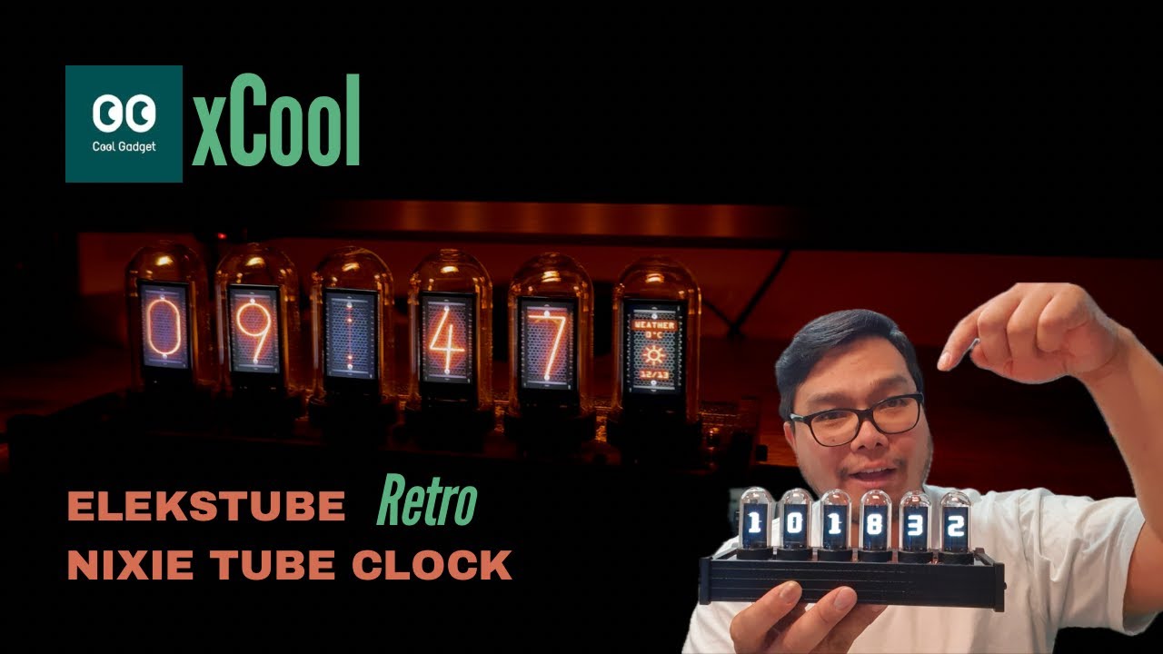 xCool Elekstube Nixie Tube Clock – A Timeless Blend of Retro and Modern
