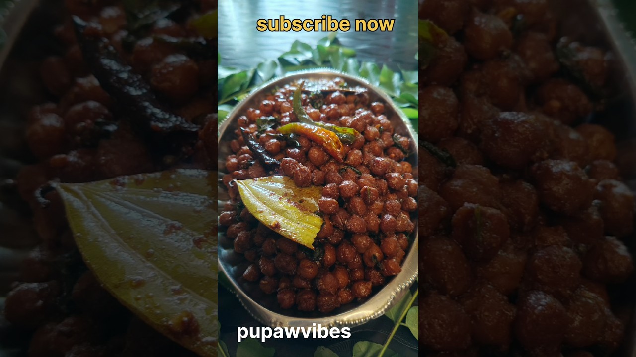 Black Chana Masala Fry | Without Onion Garlic | Kala Chana Dry Sabzi | Healthy Satvik Recipe #food