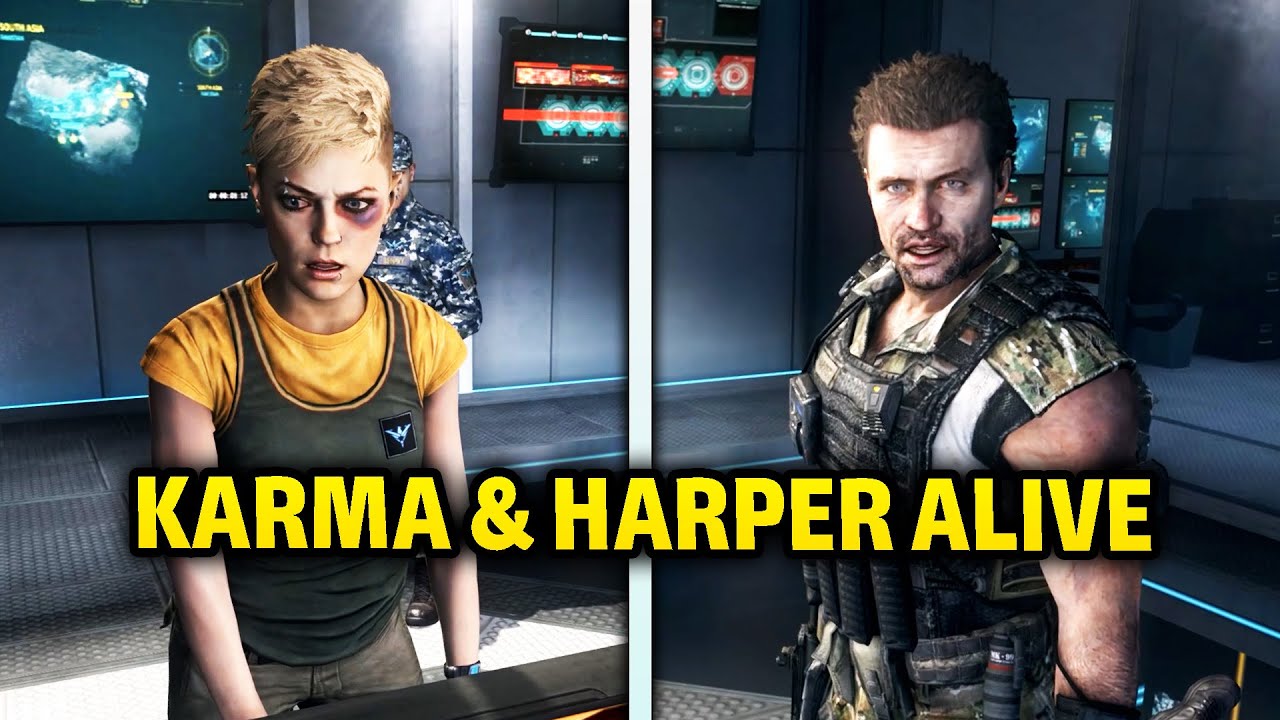 Этот глюк стал каноном в Black Ops 2 | Карма и Харпер живы одновременно!