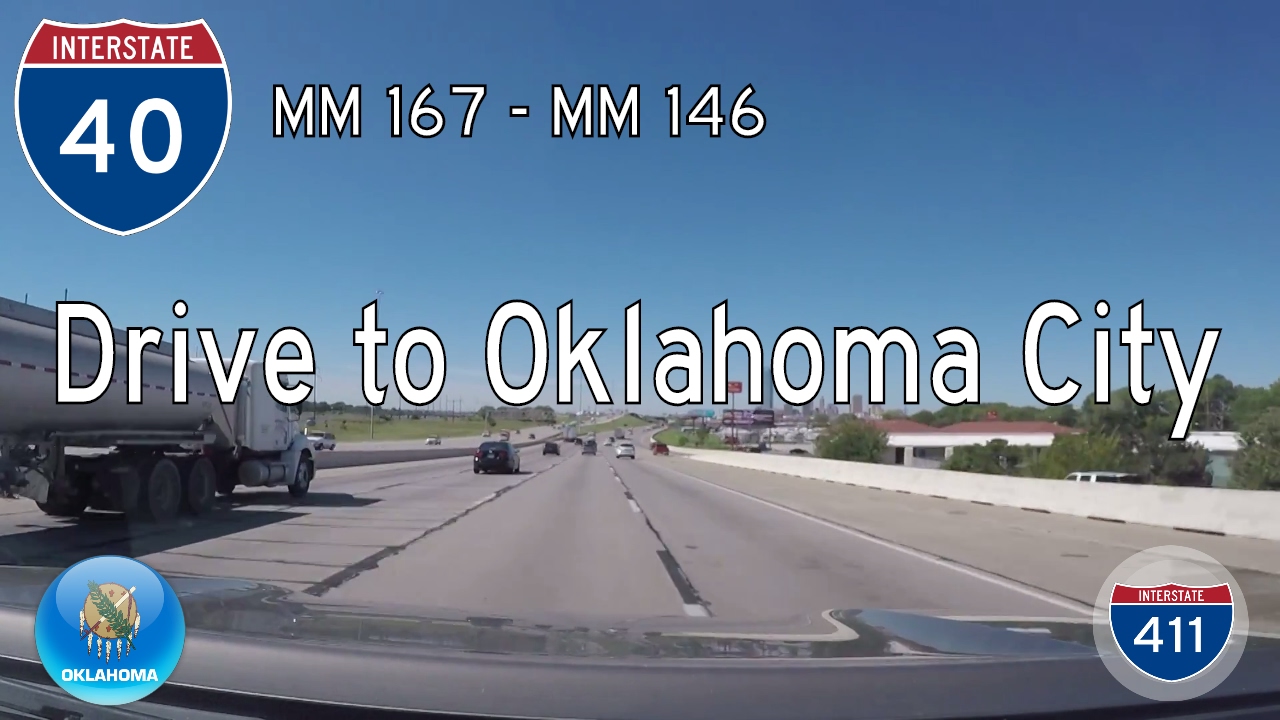 Interstate 40 - Mile 167 -  Mile 146 - Oklahoma | Drive America's Highways 🚙