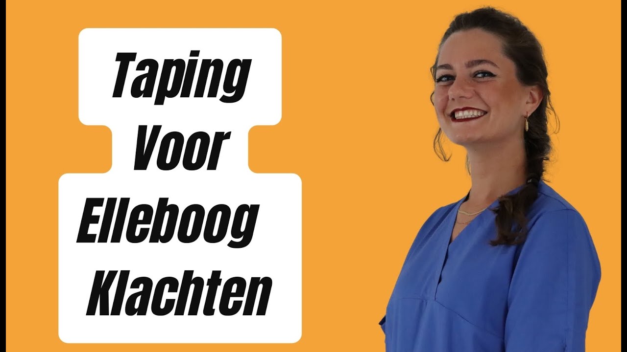 Hoe Leg Je Kinesio Tape Aan Voor Elleboog Klachten