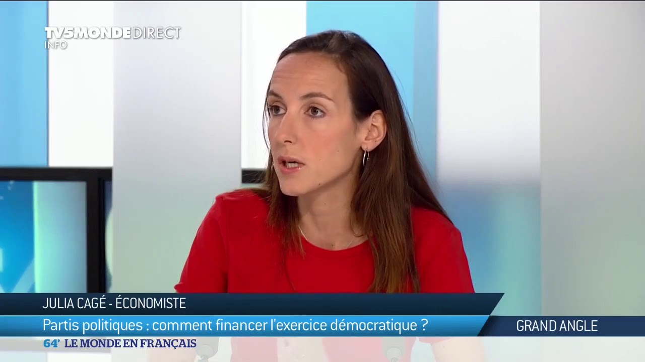 L'argent ou son influence sur la politique - Julia Cag&eacute;, &eacute;conomiste