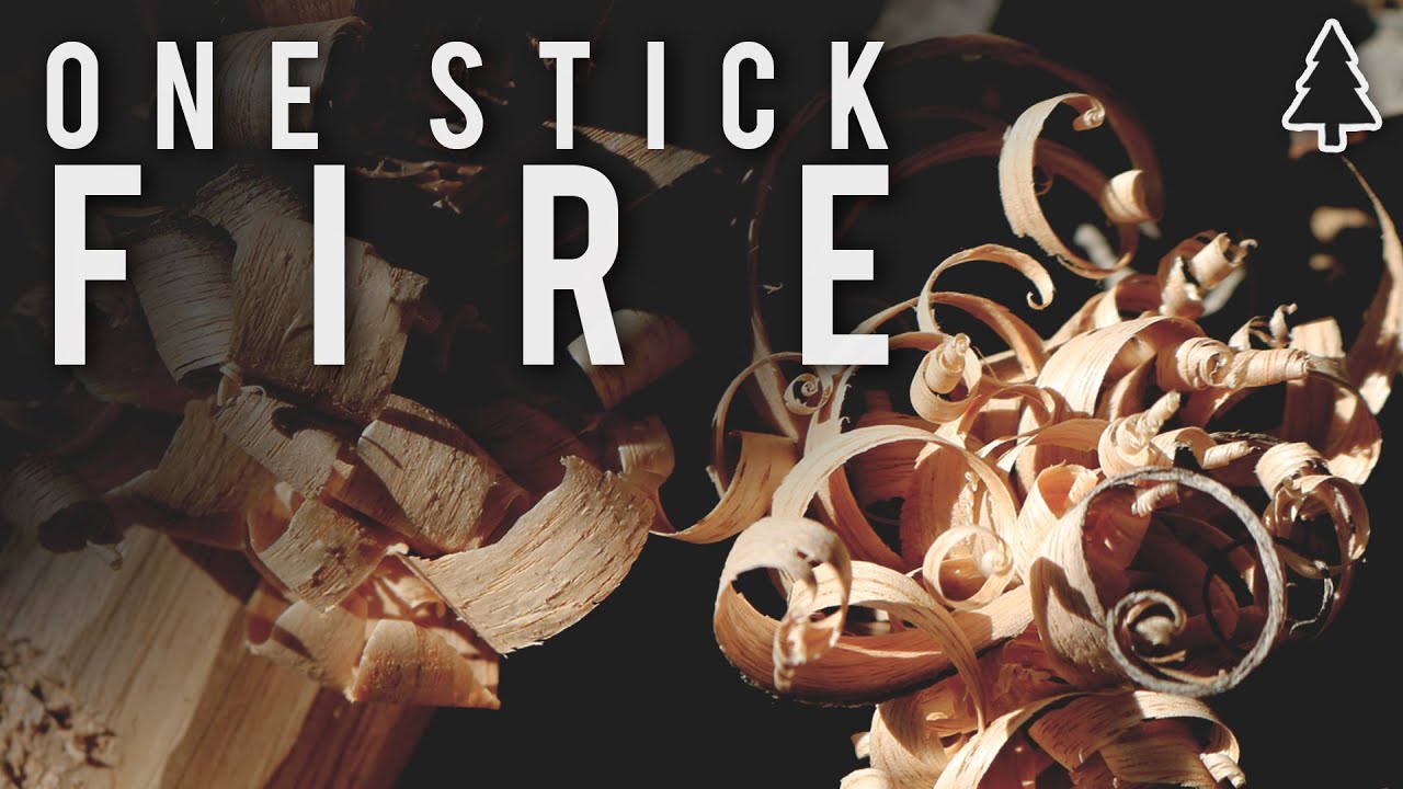 One Stick Fire - Bushcraft Cinematic