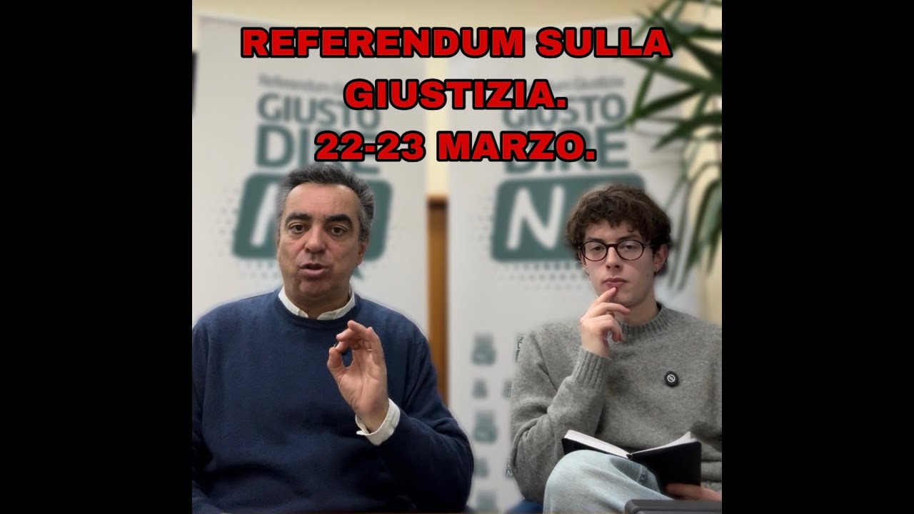REFERENDUM GIUSTIZIA: intervista al Professor Grosso. Cosa votare?