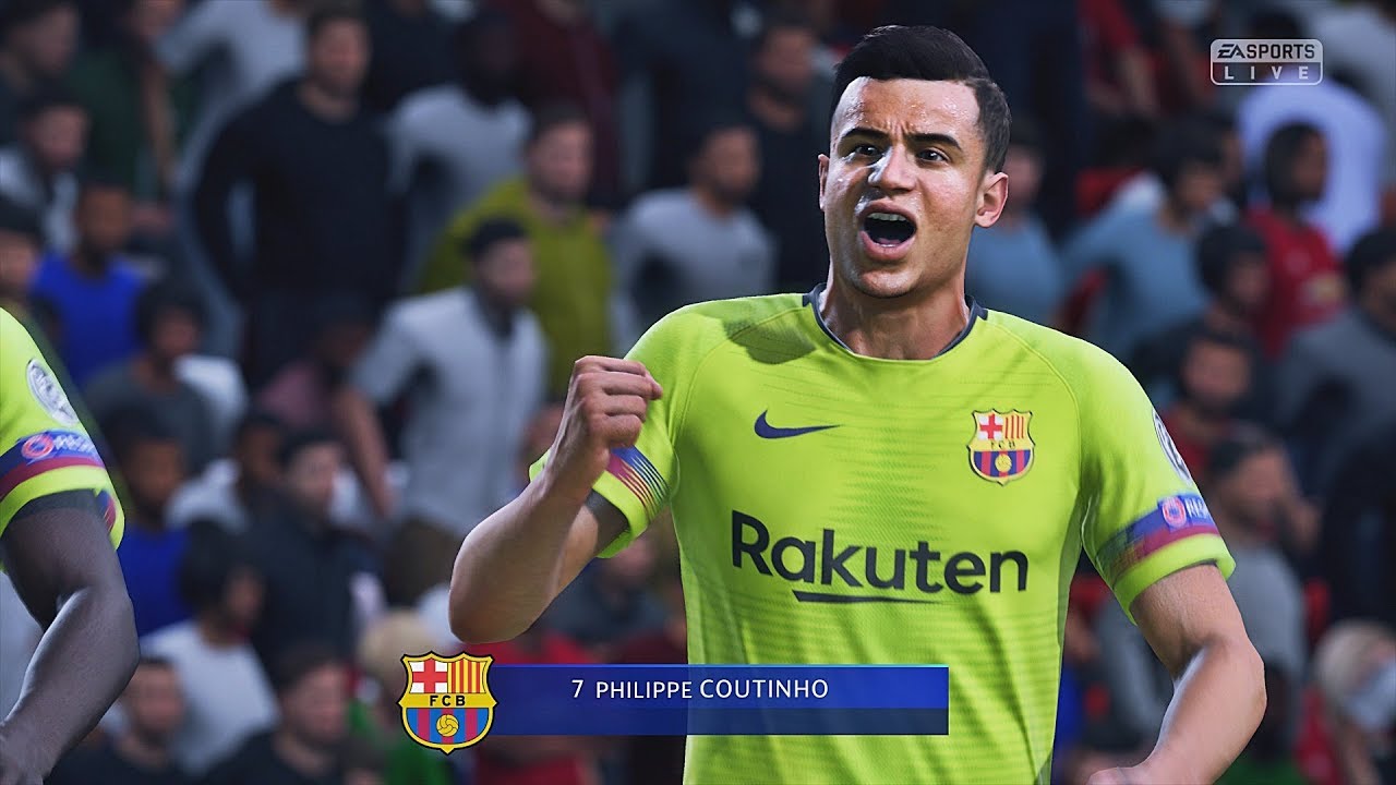 FIFA 19 - Manchester United vs Barcelona | UEFA Champions League | HD PS4 PRO