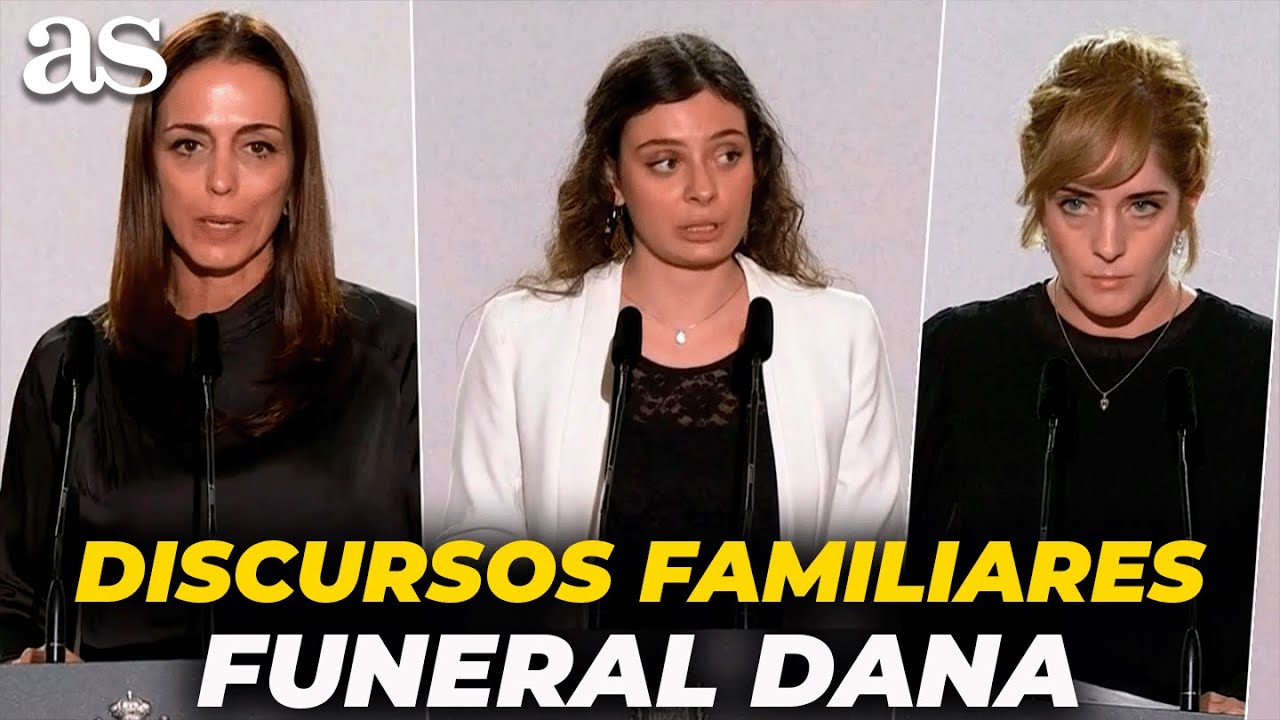 DISCURSO COMPLETO FAMILIARES AFECTADOS: FUNERAL DE ESTADO en homenaje a las VÍCTIMAS de la DANA