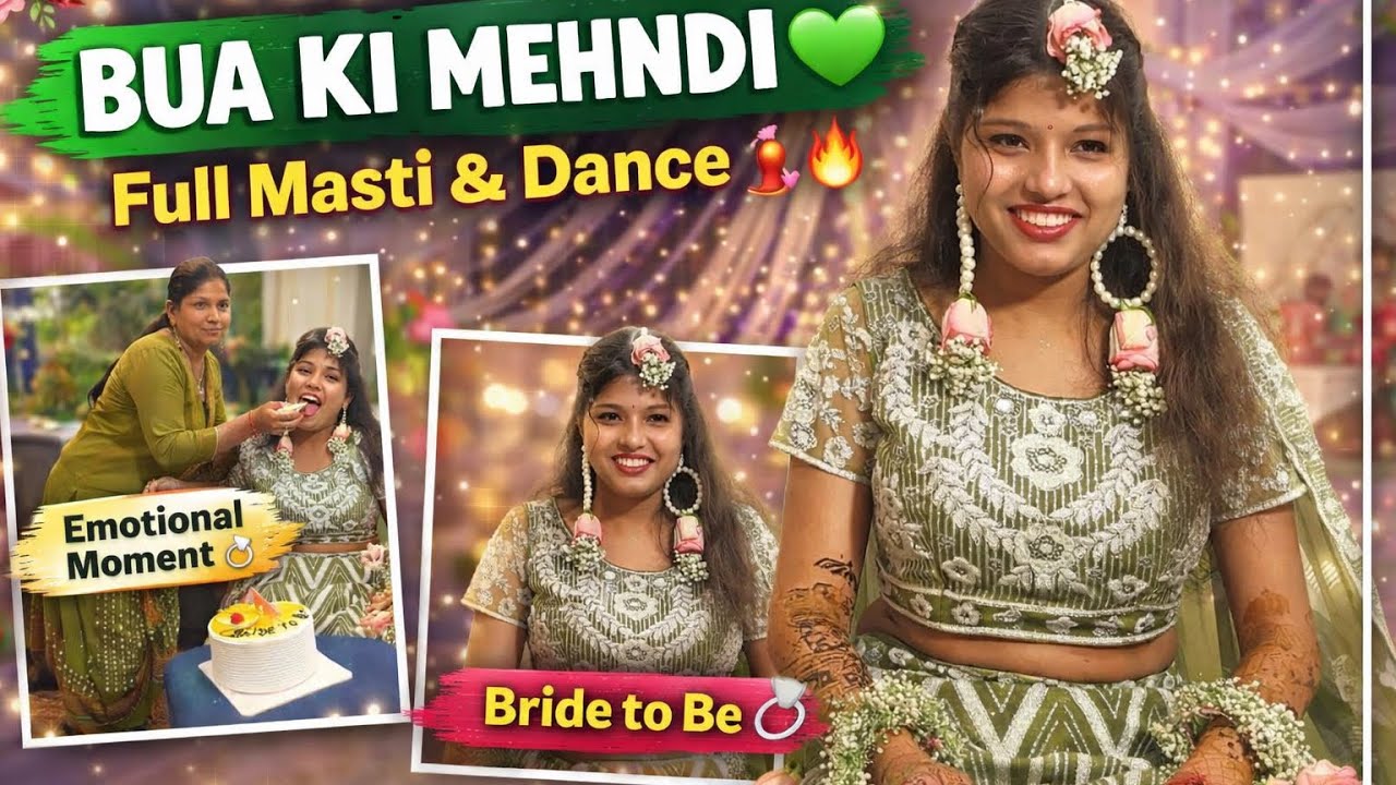 Bua ki mehndi wali raat🔥😍 || chachi ke sath aa gaya maja 😂