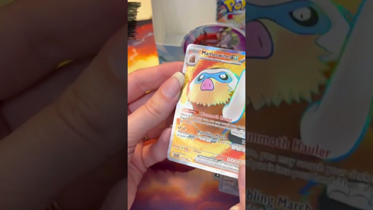 Mamoswine EX drop #pokemon #pokemontcg #pokemonpulls #pokemoncards #pokegirl