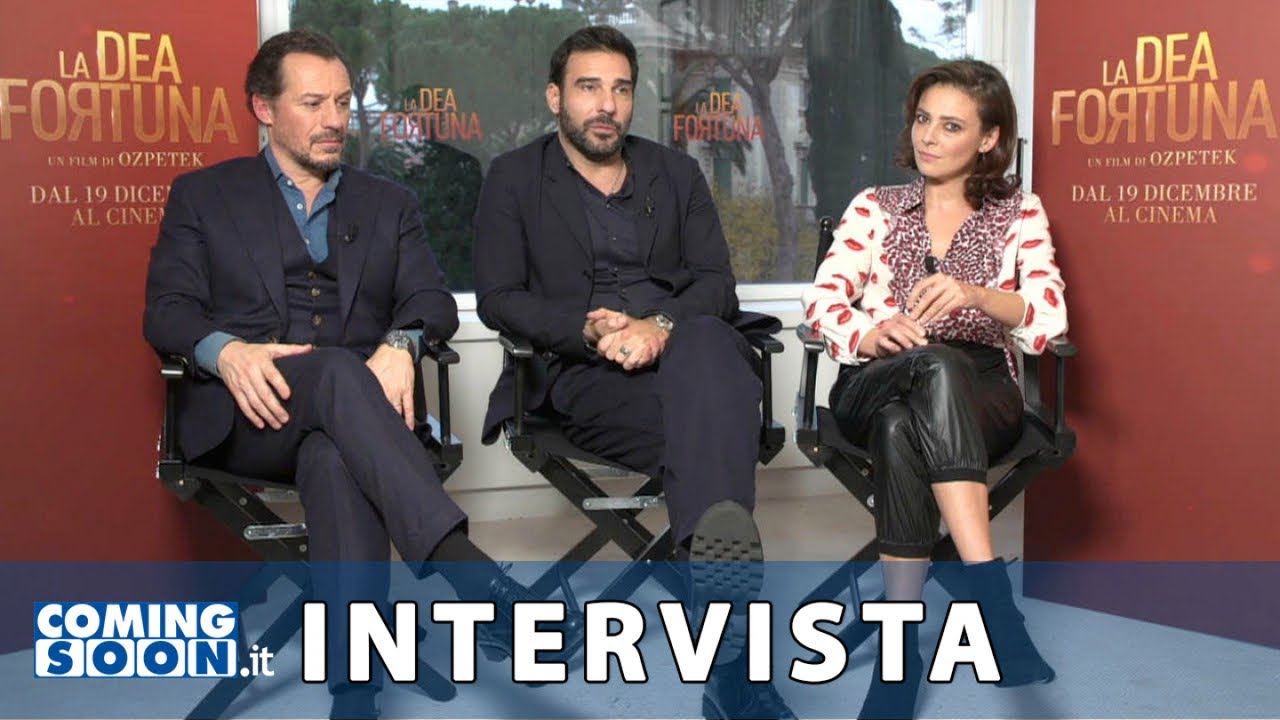 La Dea Fortuna (2019): Intervista Esclusiva a Stefano Accorsi, Edoardo Leo e Jasmine Trinca - HD