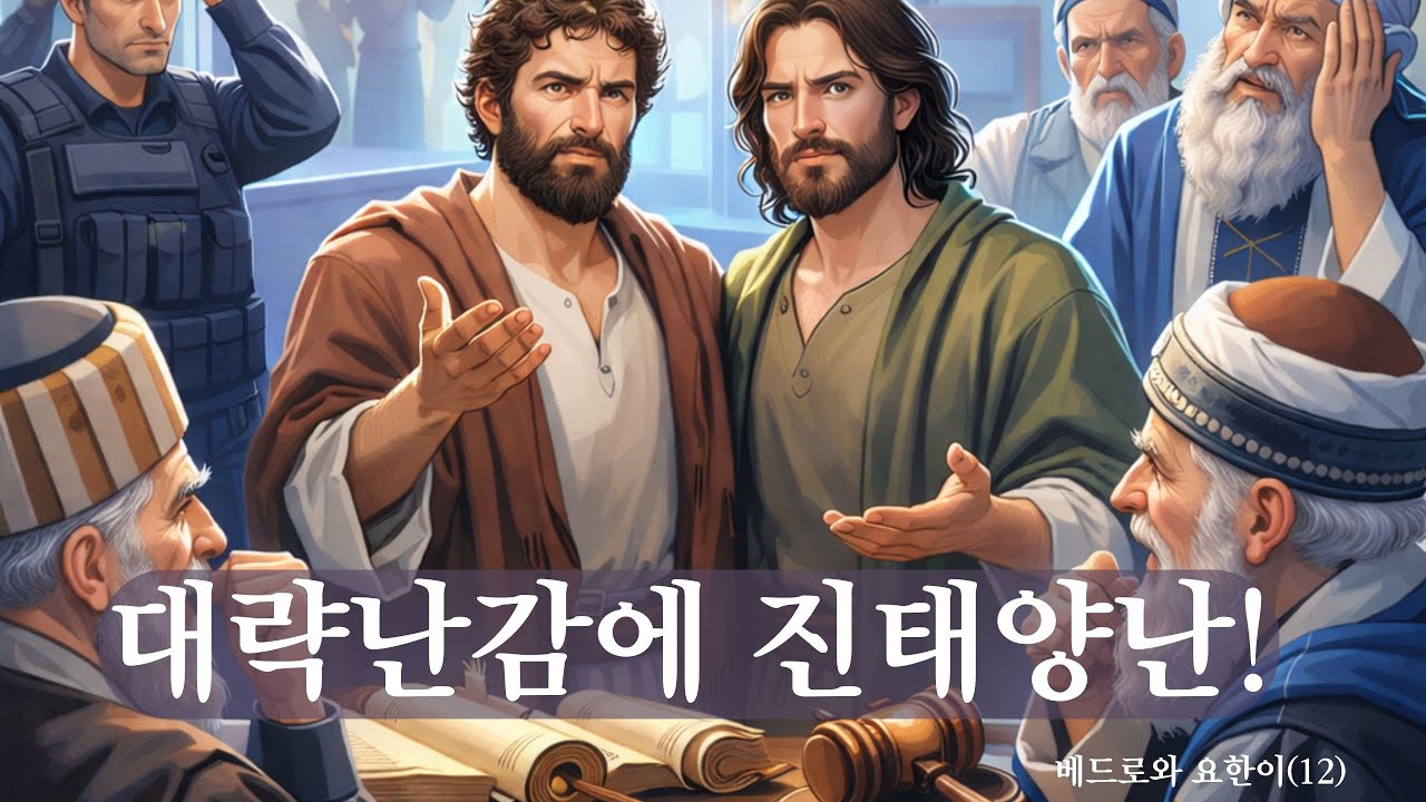 대략난감, 진퇴양난에 처해 쩔쩔맵니다 |옥문은 잠겼는데 죄수는 성전에? | 베드로와 요한이(12)