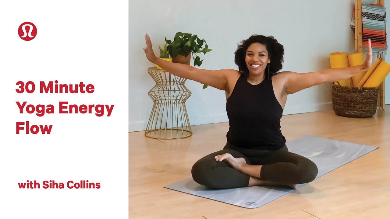 Yoga at Home | 30 Minute Energizing Yoga with Siha Collins | lululemon