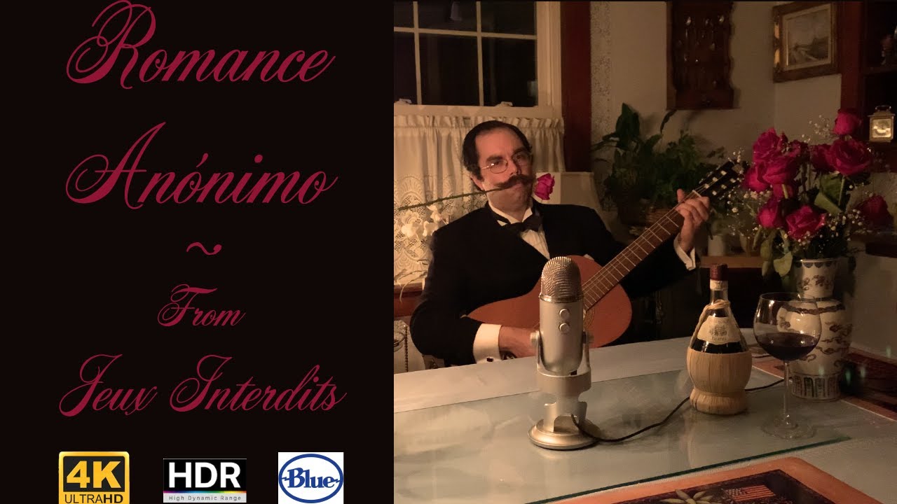 Romance Anonimo - Jeux Interdits - Classical Guitar - 4K HDR