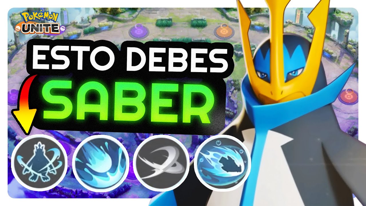 ⚠️ TIENES que ver ESTO antes de jugar con o contra EMPOLEON | Pokémon Unite