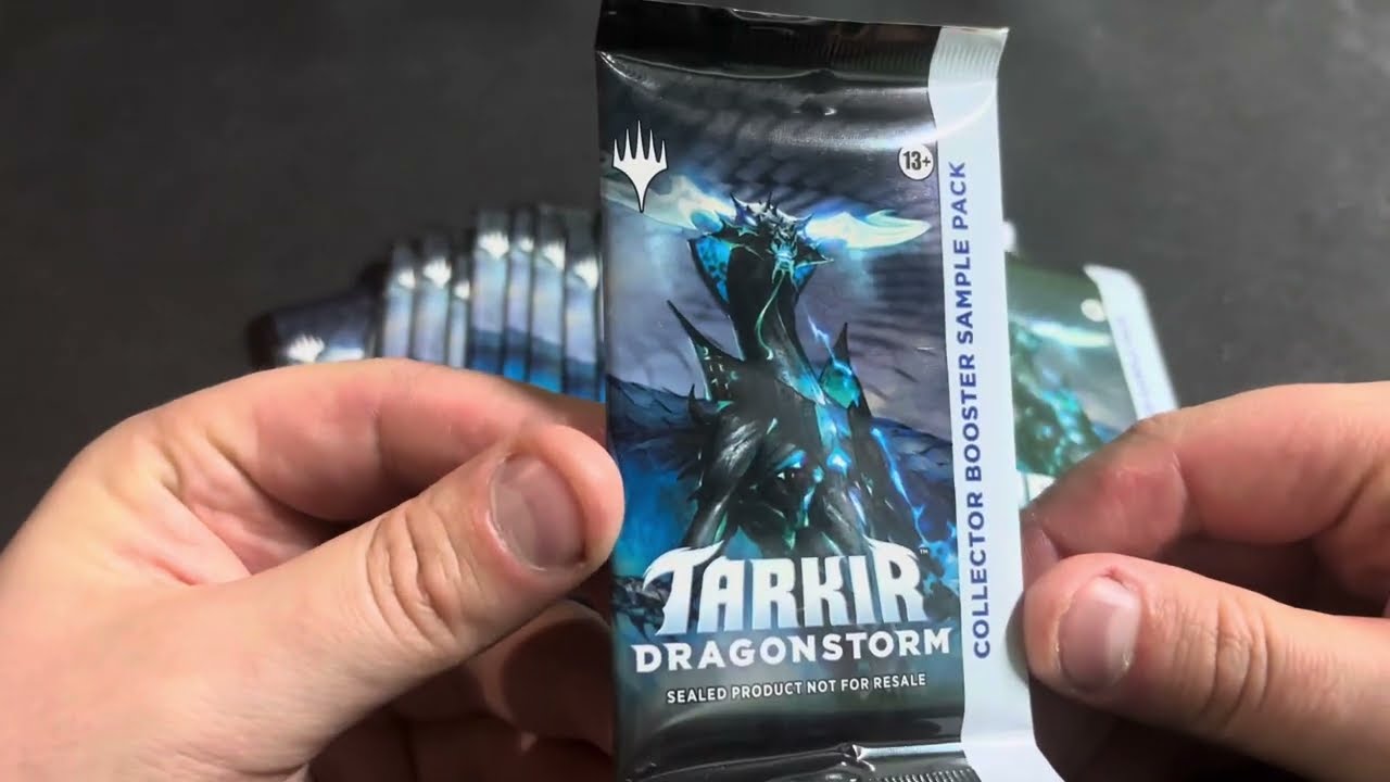 First taste! Mtg Tarkir dragonstorm collector booster sample packs #11