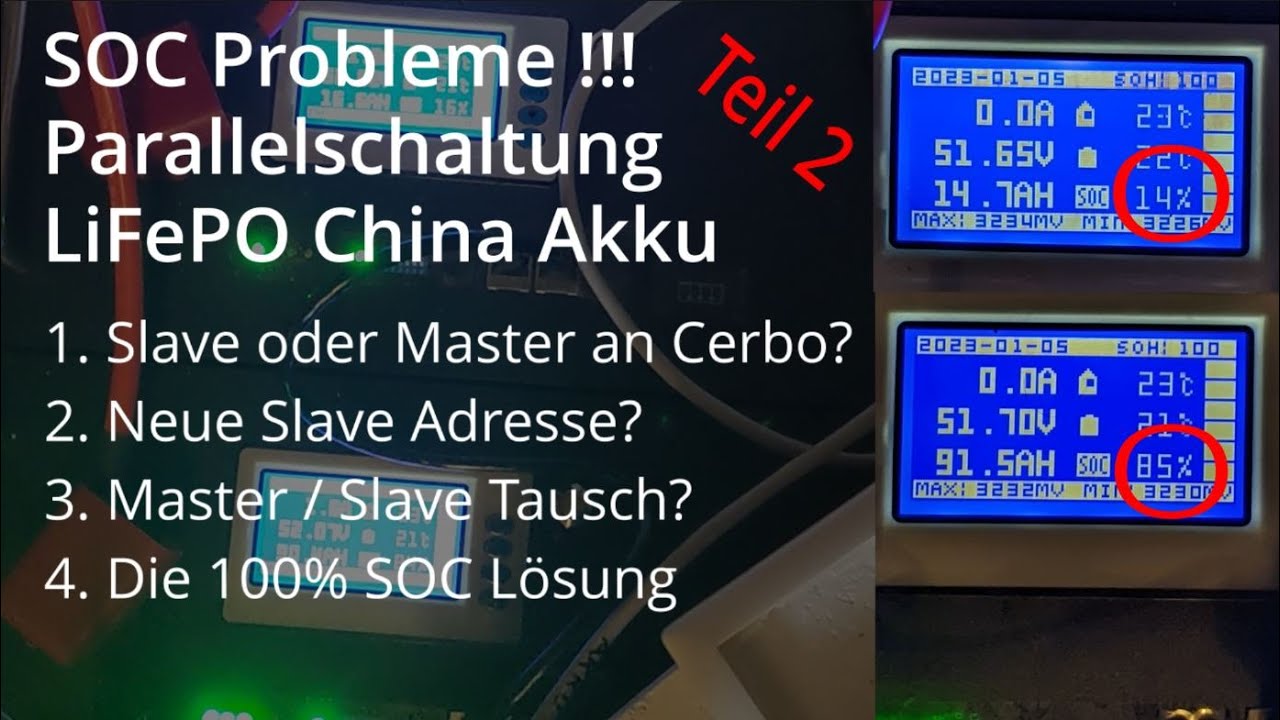 70% SOC Abweichung Akku1 zu Akku2 !!!  Was ist die Lösung?