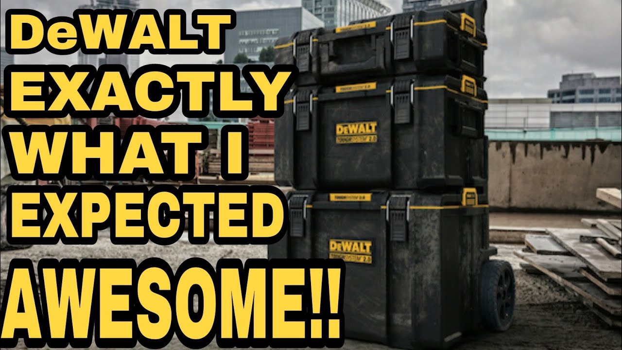 Полный обзор DeWalt TOUGH SYSTEM 2.0