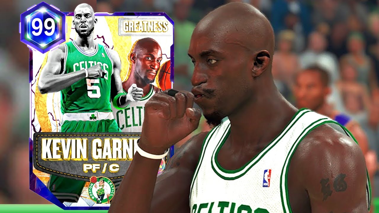 FREE DARK MATTER KEVIN GARNETT GAMEPLAY! THE BEST POWER FORWARD IN NBA 2K26 MyTEAM