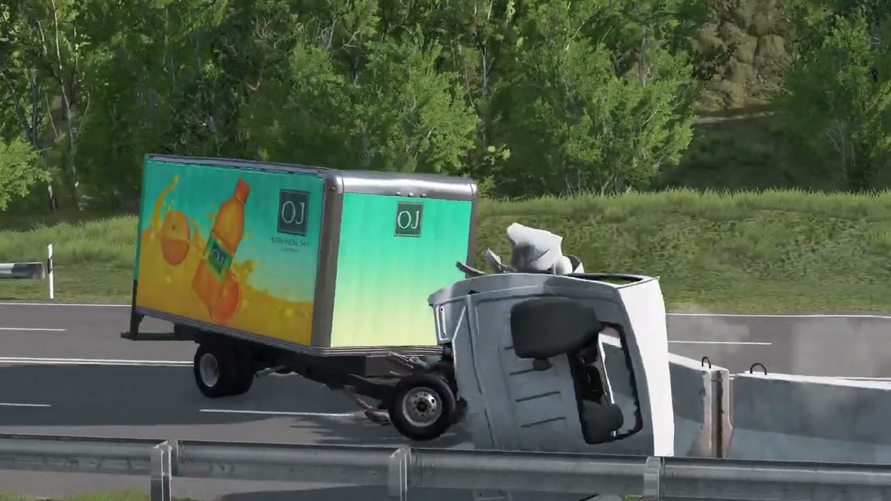 Trucks vs Massive Bump Stops - BeamNG drive! trucks vs speed bumps