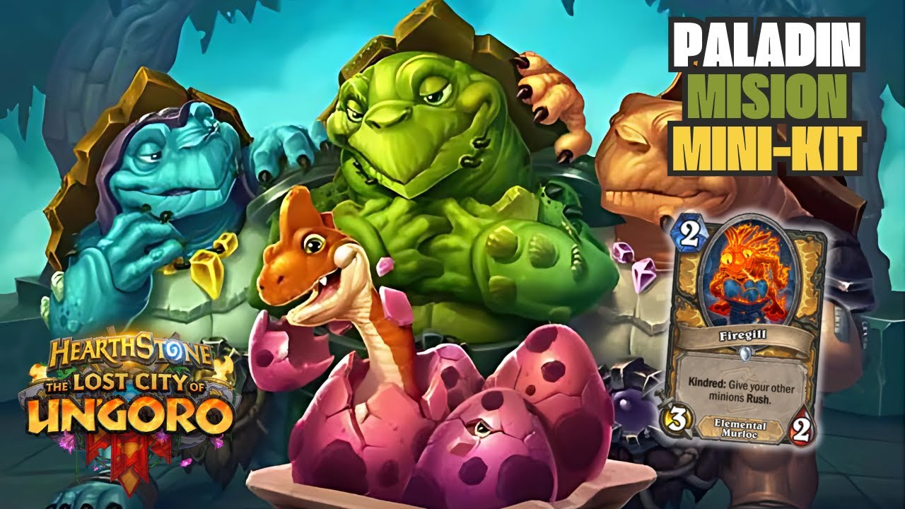 Probamos las NUEVAS CARTAS para PALA MURLOCS (SALE BIEN :v) PALADIN MISION [HEARTHSTONE]