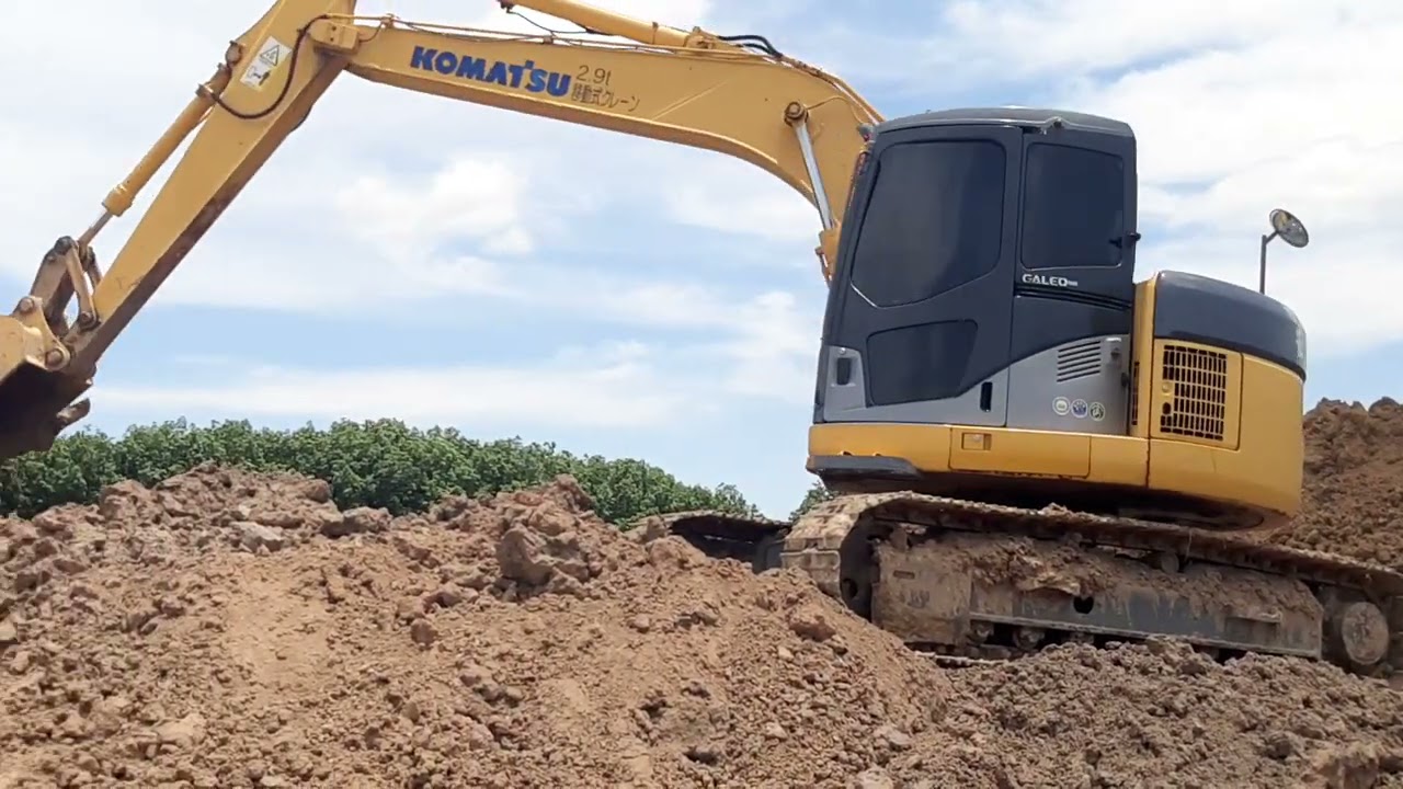 แกะเก่านอกมา 1.3ล้าน komatsu pc128us ขุดโคกหนองนา excavator EP.8386