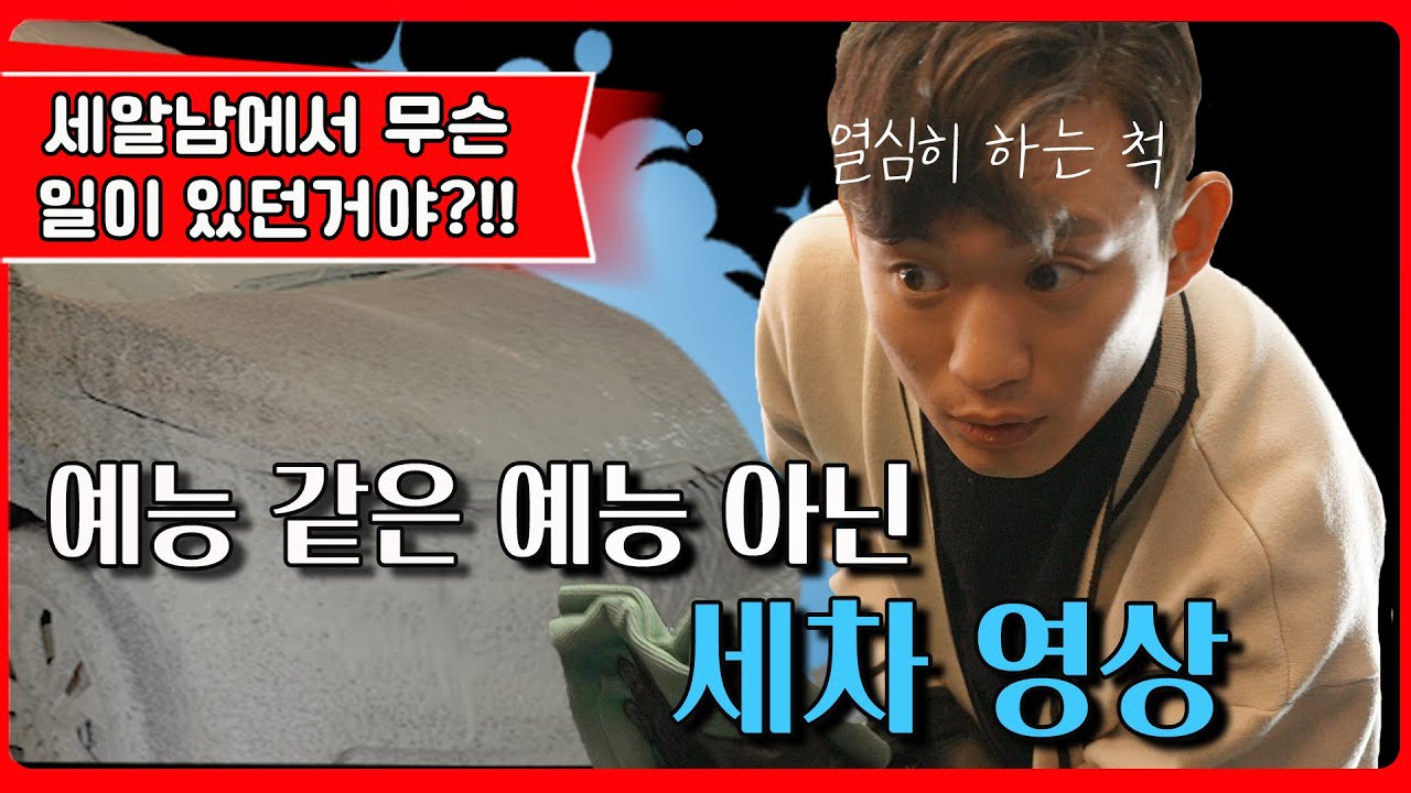 카니발 하이리무진 풀 세차하기 (※ 신차 출고)