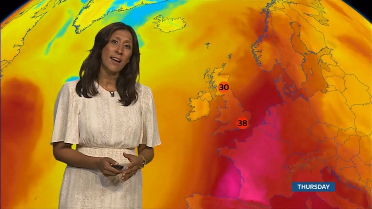 Weather Events 2019 - Heatwave getting hotter (UK) - ITV News - 23rd July 2019