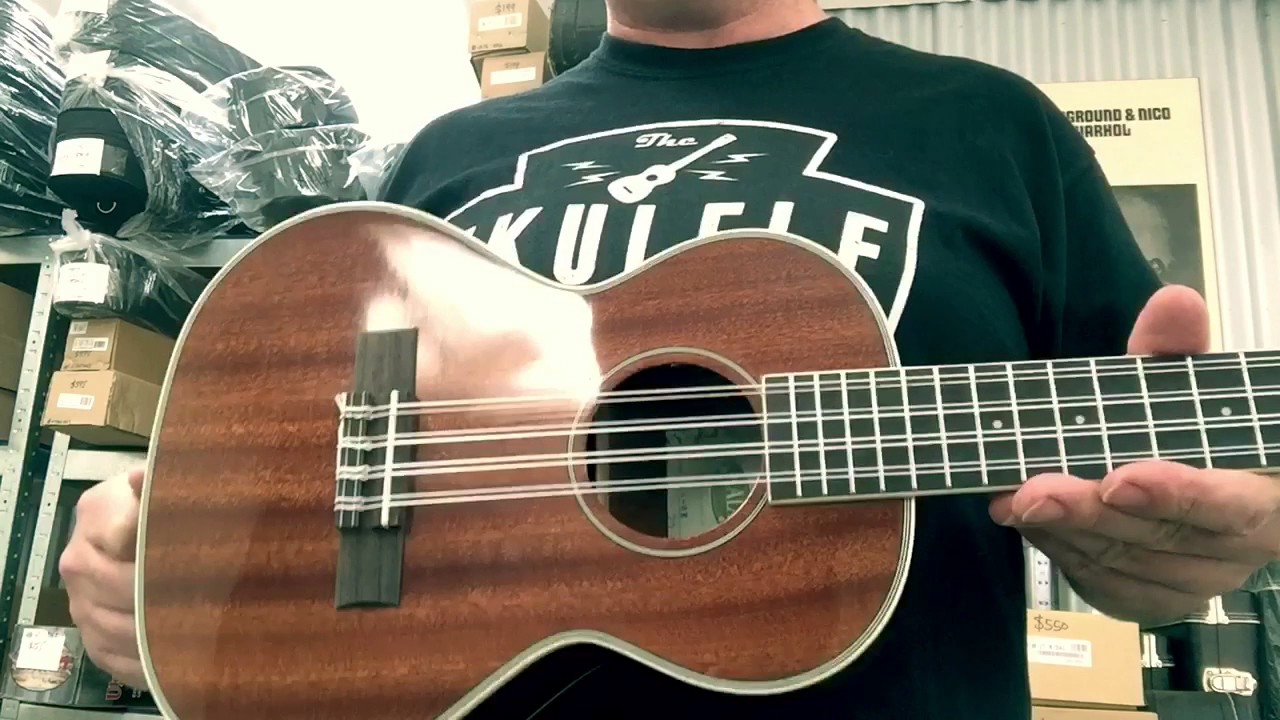 Demo Kala KA-8E Tenor Ukulele Electric