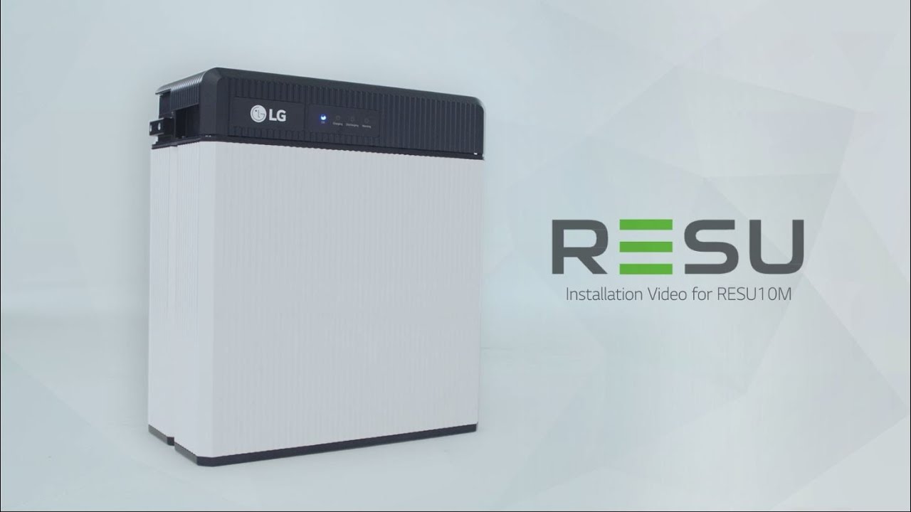 [EN] LG Home Battery RESU10M Installation Video_Wall-mounted