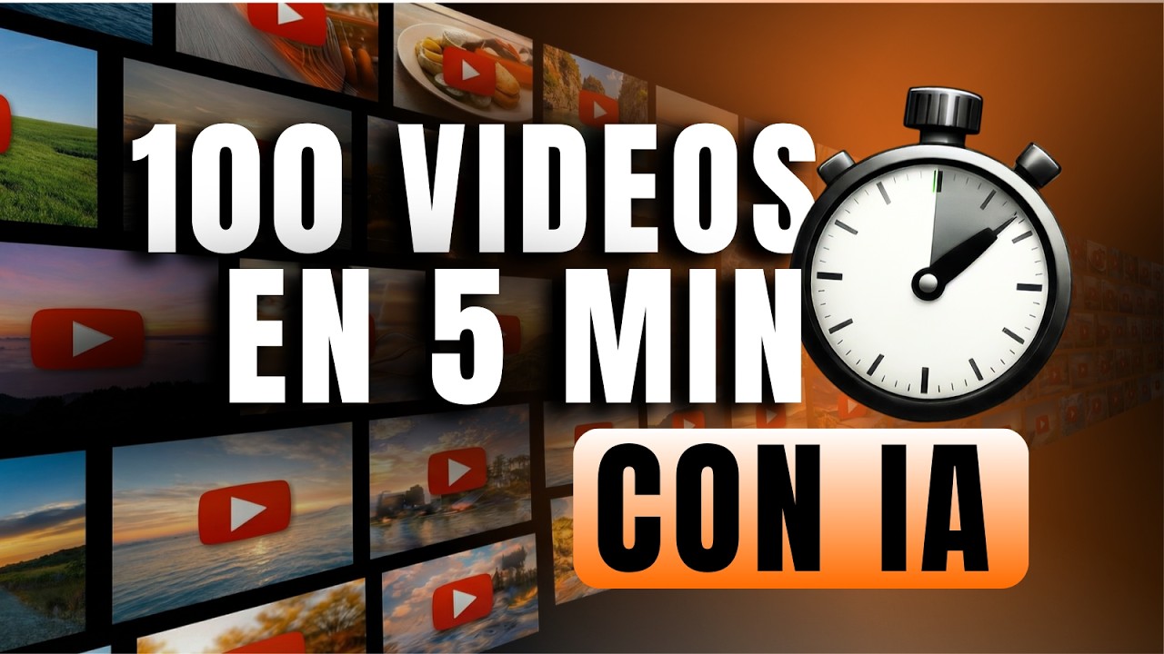 Generé 100 Videos para YouTube SIN Editar y SIN Grabar… en Solo 5 Minutos