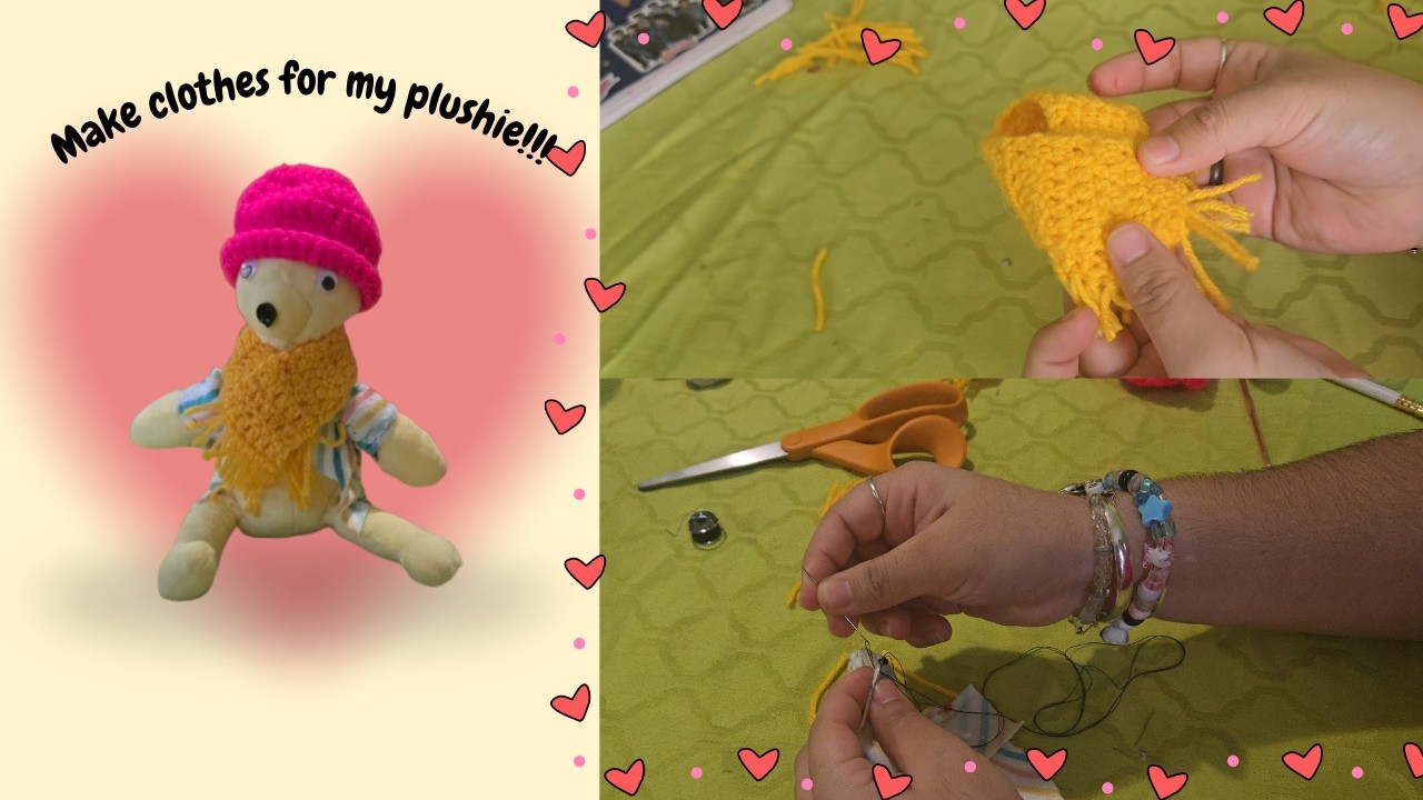 Come with me to make clothes for my plushie.
