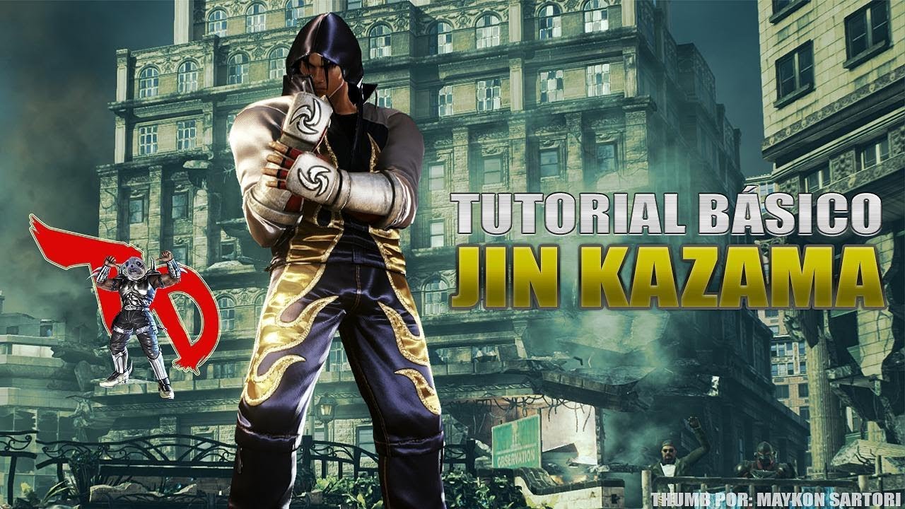 Tutorial Básico Jin Kazama com Denner (TEKKEN 7 PT-BR)