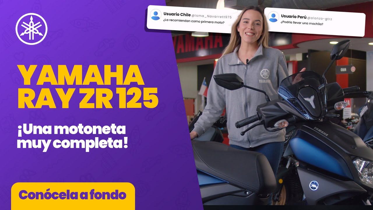 &iquest;La m&aacute;s rendidora?🛵TODO sobre la YAMAHA Ray ZR 125 rese&ntilde;a 2024🔥