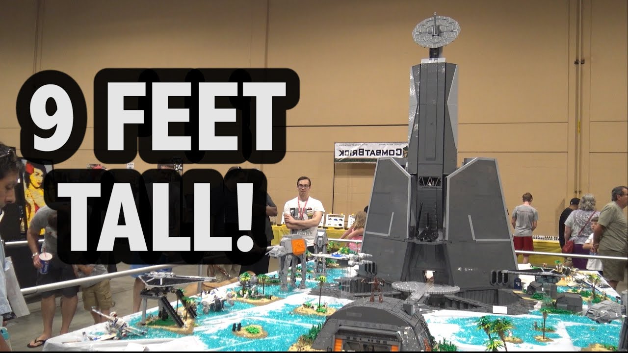 Huge LEGO Battle of Scarif Citadel Tower | Star Wars