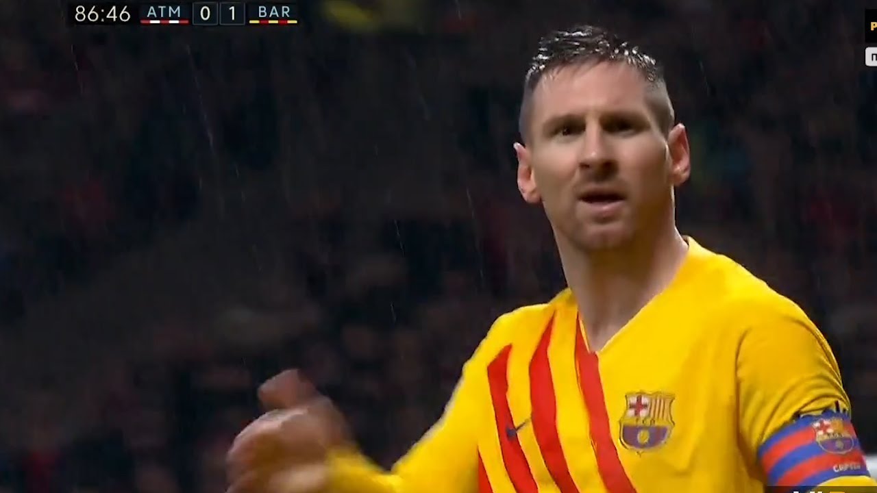Messi GOAL Barcelona vs Atl&eacute;tico Madrid 1-0