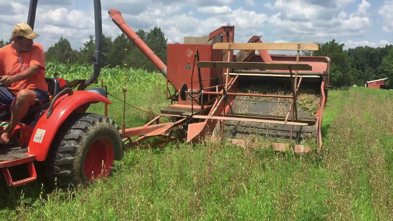 Allis Chalmers All Crop 66 Combine    Oats, 2019