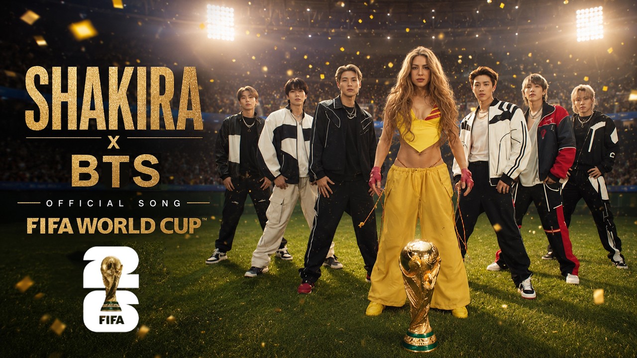 Shakira x BTS - Official FIFA World Cup 2026 Anthem (Music Video)