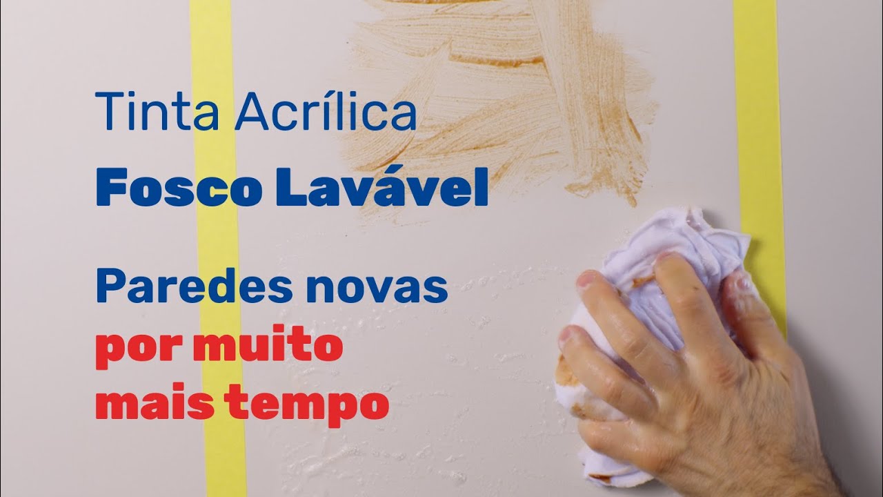 Tinta Fosca que lava f&aacute;cil? Existe sim! Tinta Fosco Lav&aacute;vel Luztol