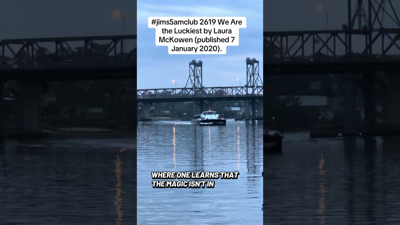 #jims5amclub 2619 We Are the Luckiest by Laura McKowen (published 7 January 2020).